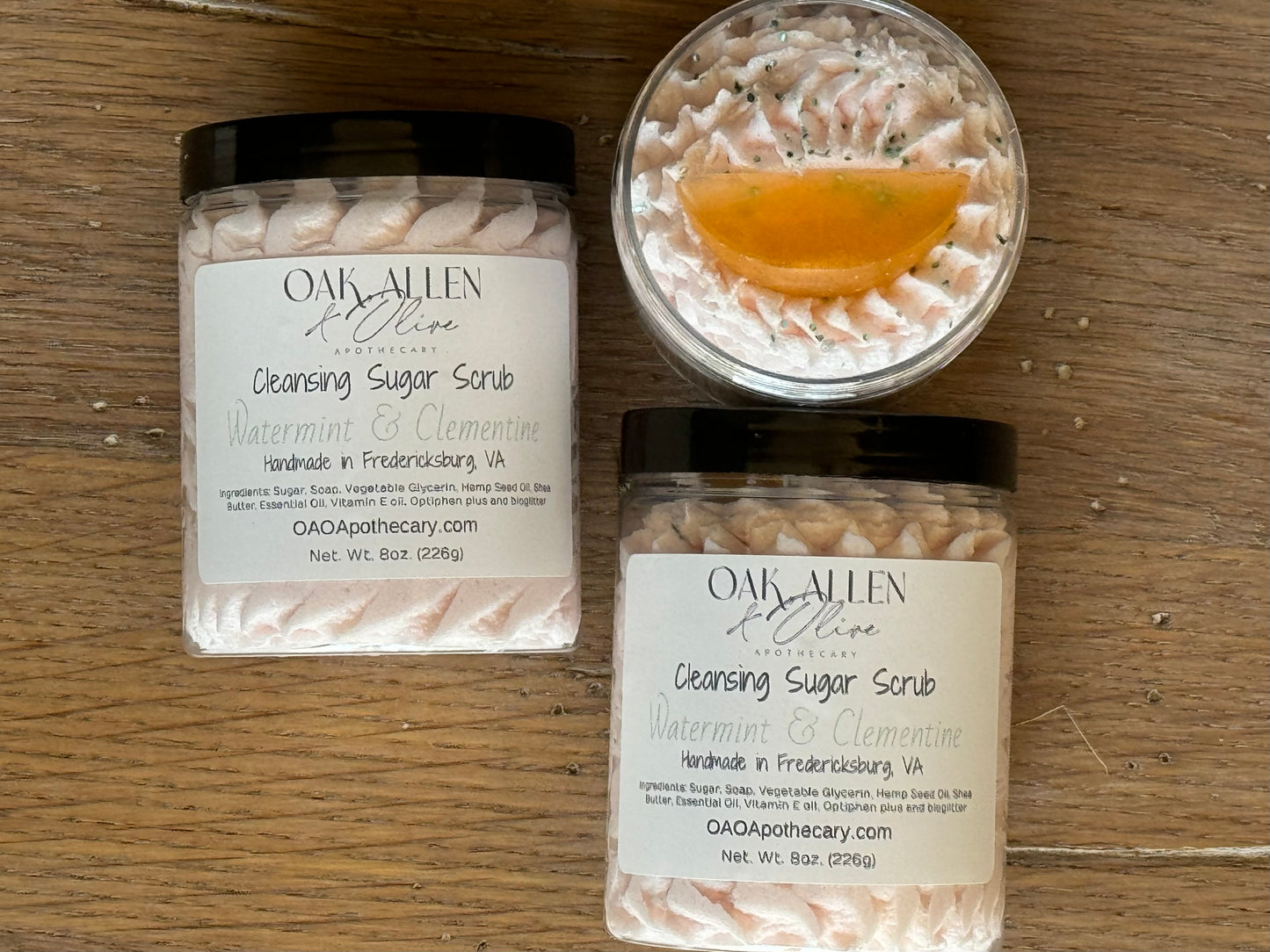 Watermint & Clementine Sugar Scrub